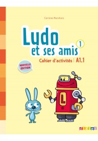 Ludo et ses amis 1 Nouvelle ćwiczenia - Ludo et ses amis 2 Nouvelle przewodnik metodyczny + 2 CD - Nowela - Do nauki języka francuskiego - 