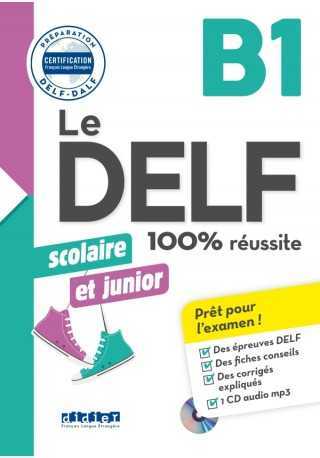 DELF 100% reussite B1 scolaire et junior książka + płyta CD MP3 