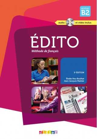 Edito Nouveau B2 podręcznik + płyta CD i DVD (wyd.2015) - Do nauki języka francuskiego