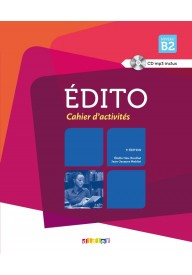 Edito Nouveau B2 ćwiczenia + płyta MP3 (wyd.2015) - Edito A1 podręcznik+DVD - Nowela - Do nauki języka francuskiego - 