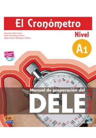 Cronometro Nivel A1 książka + płyta MP3 - Crono DELE A2 klucz + zawartość online - - 