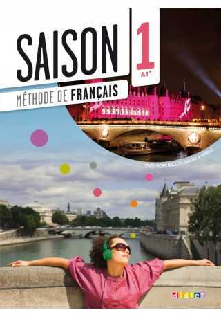 Saison 1 podręcznik + płyta CD i płyta DVD - Do nauki języka francuskiego