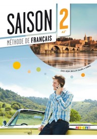 Saison 2 podręcznik + płyta CD audio i płyta DVD - Saison 4 ćwiczenia + płyta CD audio - Nowela - Do nauki języka francuskiego - 