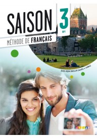 Saison 3 podręcznik + płyta CD audio i płyta DVD - Saison 4 podręcznik + płyta CD audio i płyta DVD - Nowela - Do nauki języka francuskiego - 