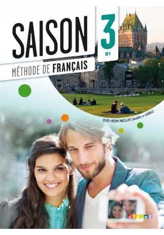 Saison 3 podręcznik + płyta CD audio i płyta DVD - Do nauki języka francuskiego