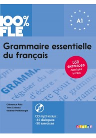 100% FLE Grammaire essentielle du francais A1 książka + CD MP3 - Podręczniki z gramatyką języka francuskiego - Księgarnia internetowa (2) - Nowela - - 