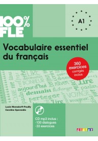 100% FLE Vocabulaire essentiel du français A1 + CD MP3 - 100% FLE Grammaire essentielle du francais A2 książka + CD MP3 - Nowela - - 
