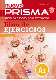 Nuevo Prisma nivel A1 ćwiczenia + CD audio - Nuevo Prisma nivel A2 podręcznik do hiszpańskiego - Do nauki języka hiszpańskiego - 
