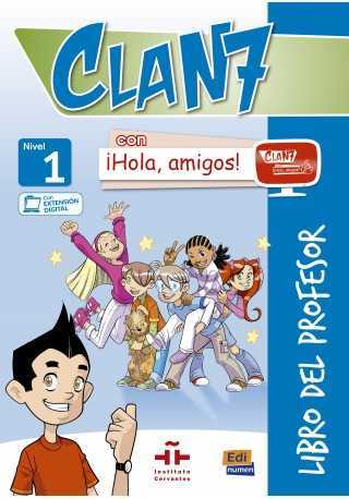 Clan 7 con Hola amigos WERSJA CYFROWA 1 przewodnik metodyczny + zawartość online 