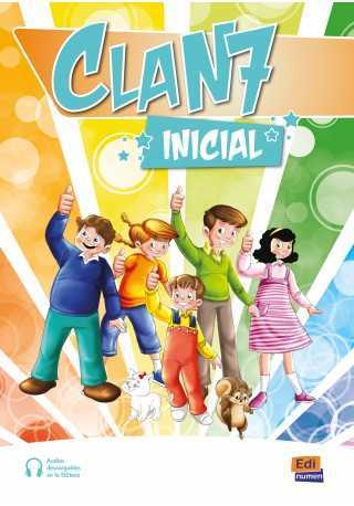 Clan 7 Inicial WERSJA CYFROWA podręcznik + ćwiczenia + zawartość online - Do nauki hiszpańskiego dla dzieci.
