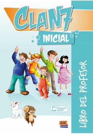 Clan 7 Inicial WERSJA CYFROWA przewodnik metodyczny + zawartość online - Do nauki hiszpańskiego dla dzieci.