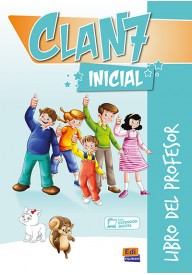 Clan 7 Inicial WERSJA CYFROWA zestaw dla nauczyciela + zawartość online - Clan 7 Inicial - Podręcznik do nauki języka hiszpańskiego dla dzieci - Nowela - - Do nauki hiszpańskiego dla dzieci.