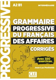 Grammaire progressive du francais des affaires intermediaire klucz A2/B1 - Książki i podręczniki do nauki języka francuskiego - Księgarnia internetowa (52) - Nowela - - Książki i podręczniki - język francuski