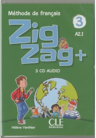 Zig Zag plus 3 A2.1 CD audio/3/ - Podręczniki do przedszkola do nauki języka francuskiego - Księgarnia internetowa - Nowela - - Do nauki francuskiego dla dzieci.