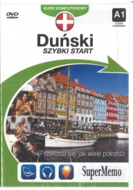 Duński Szybki start Kurs komputerowy DVD ROOM - SuperMemo World - Nowela - - 