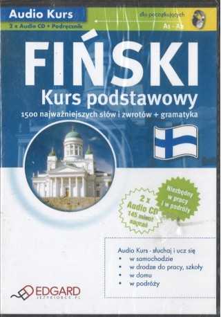 Fiński dla początkujących Kurs podstawowy książka+2 CD audio 