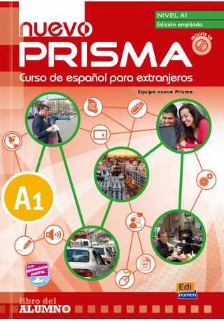 Nuevo Prisma A1 podręcznik + zawartość online wersja rozszerzona - Do nauki języka hiszpańskiego