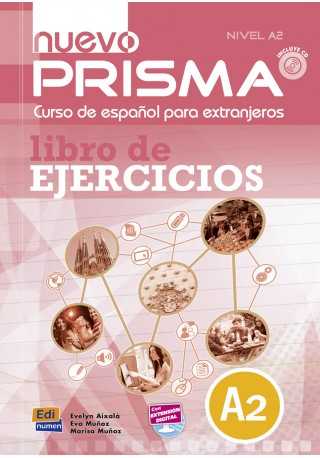 Nuevo Prisma nivel A2 ćwiczenia + CD - Do nauki języka hiszpańskiego