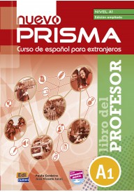 Nuevo Prisma A1 przewodnik metodyczny wersja rozszerzona - Nuevo Prisma nivel A1 podręcznik do hiszpańskiego - Do nauki języka hiszpańskiego - 