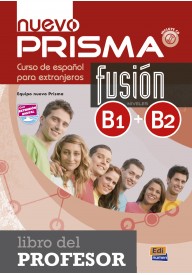Nuevo Prisma fusion B1+B2 przewodnik metodyczny - Nuevo Prisma fusion B1+B2 ćwiczenia + zawartość online - Nowela - Książki i podręczniki - język hiszpański - 