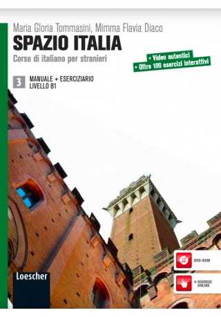 Spazio Italia 3 podręcznik + ćwiczenia + DVD - Książki i podręczniki - język włoski
