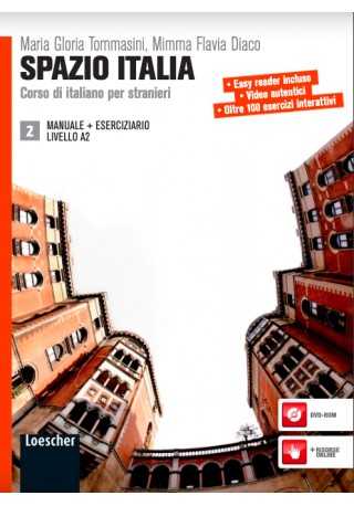 Spazio Italia 2 podręcznik + ćwiczenia + DVD - Książki i podręczniki - język włoski