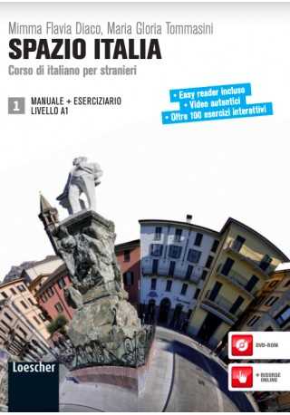 Spazio Italia 1 podręcznik + ćwiczenia + DVD - Książki i podręczniki - język włoski