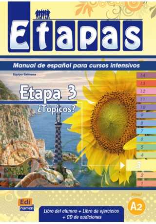 Etapas 3 podręcznik + ćwiczenia + CD audio - Książki i podręczniki - język hiszpański