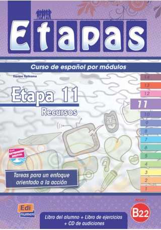 Etapas 11 podręcznik + ćwiczenia + CD audio - Książki i podręczniki - język hiszpański
