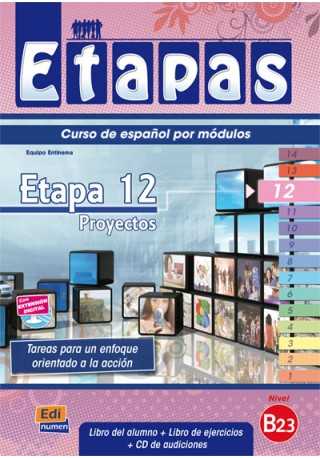 Etapas 12 podręcznik + ćwiczenia + CD audio - Książki i podręczniki - język hiszpański