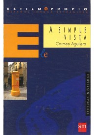 A simple vista (1) - Literatura piękna hiszpańska - Księgarnia internetowa - Nowela - - 