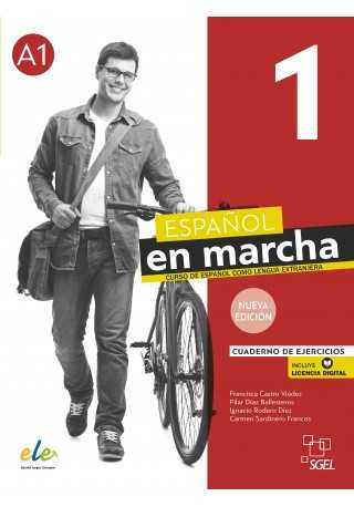 Nuevo Espanol en marcha 1 ćwiczenia + zawartość online ed. 2021 - Książki i podręczniki - język hiszpański