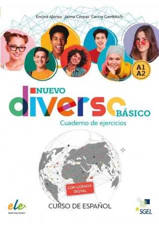 Diverso basico Nuevo A1+A2 ćwiczenia + zawartość online - Książki i podręczniki - język hiszpański