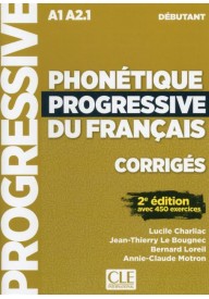 Phonetique progressive du francais debutant 2ed A1-A2.1 klucz do nauki fonetyki języka francuskiego - Vocabulaire progressif du Francais niveau debutant klucz - Nowela - - 