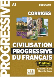 Civilisation progressive du francais debutant A1 3ed klucz do nauki cywilizacji Francji - "France des institutions" Rene Bourgeois PUG - - 