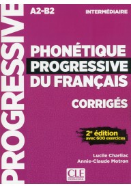 Phonétique progressive du français intermédiaire 2ed A2-B2 klucz do nauki fonetyki języka francuskiego - Kompetencje językowe - język francuski - Księgarnia internetowa (3) - Nowela - - 