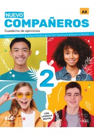 Companeros 2 ćwiczenia do nauki języka hiszpańskiego ed. 2021 - Protagonistas B1 podręcznik + 2 CD audio - Nowela - Do nauki języka hiszpańskiego - 
