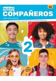 Compañeros 2 podręcznik do nauki języka hiszpańskiego ed. 2021 - Protagonistas A2 podręcznik + 2 CD audio - Nowela - Do nauki języka hiszpańskiego - 