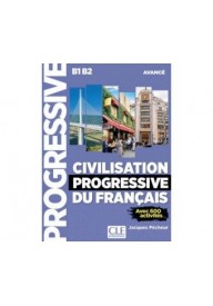 Civilisation progressive du francais niveau avance książka + CD audio B2-C1 ed.2021 - Testy różnicujące poziom A2 Język francuski płyta CD/2/ - - 