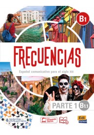 Frecuencias B1.1 parte 1 podręcznik do hiszpańskiego. Młodzież liceum i technikum. Dorośli. Szkoły językowe. - Frecuencias. Podręczniki do hiszpańskiego do liceum i technikum. - Nowela - - 