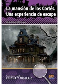 Mansion de los Cortes: Una experiencia de escape książka + CD - Książki po hiszpańsku do nauki języka - Księgarnia internetowa (7) - Nowela - - 