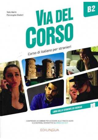 Via del Corso B2 podręcznik + ćwiczenia + zawartość online - Do nauki języka włoskiego