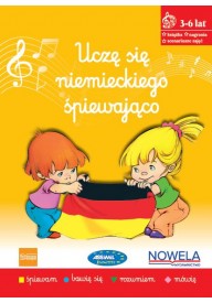 Uczę się niemieckiego śpiewająco książka z piosenkami 3-6 lat - Uczę się francuskiego śpiewająco książka z piosenkami dzieci 3-6 lat - Seria uczę się śpiewająco ASSIMIL - 