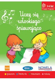 Uczę się włoskiego śpiewająco książka z piosenkami 3-6 lat - Uczę się hiszpańskiego śpiewająco książka z piosenkami dzieci 3-6 lat - Seria uczę się śpiewająco ASSIMIL - 