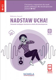 NADSTAW UCHA! ebook audio. Ćwiczenia z nagraniami do języka polskiego dla obcokrajowców. POZIOM B1-C2. Wersja Windows - Cachu na plaży. Ebook audio hiszpańsko-polski (od 5-7 lat). Windows. - - 