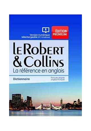 Robert & Collins Anglais + carte telechargeablepc 
