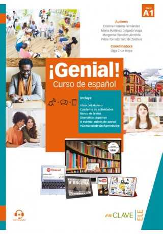 Genial! A1 podręcznik + ćwiczenia + kod do podręcznika cyfrowego - Do nauki języka hiszpańskiego