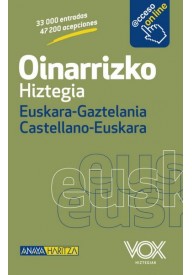 Oinarrizko Hiztegia euskara-gaztelania castellano-euskara - Diccionario Compact ingles-espanol espanol-ingles - Nowela - - 