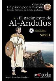 Paseo por la historia: El nacimiento de Al-Andalus + audio do pobrania A1 - Buscon ksiażka + CD audio - Nowela - - 
