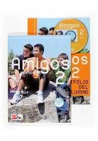 Aula Amigos 2 podręcznik + CD audio - Aula Amigos 1 ćwiczenia - Nowela - Do nauki języka hiszpańskiego - 